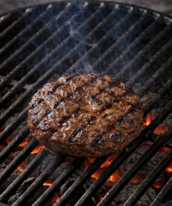 Voorgegaarde Hamburger