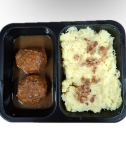 Zuurkoolstamppot met gehaktbal en jus 400 gram