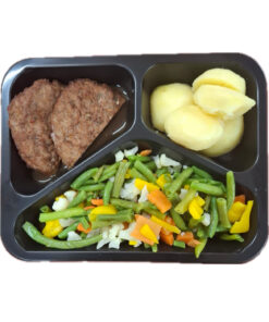 Runderhamburger gemengde groente en aardappelen 500 gram